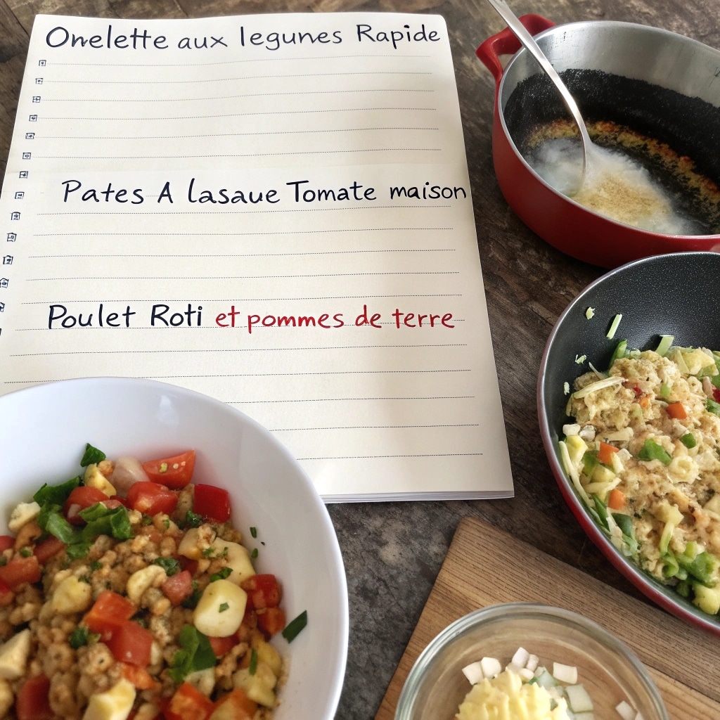 Omelette aux légumes simple et rapide pour débutants